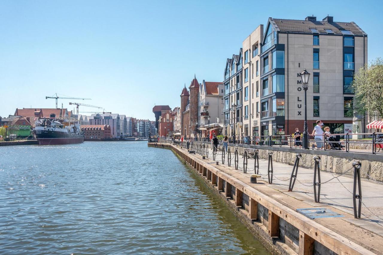 Symfonia Amazing River View Apartment By Downtown Apartments Danzig Exterior foto