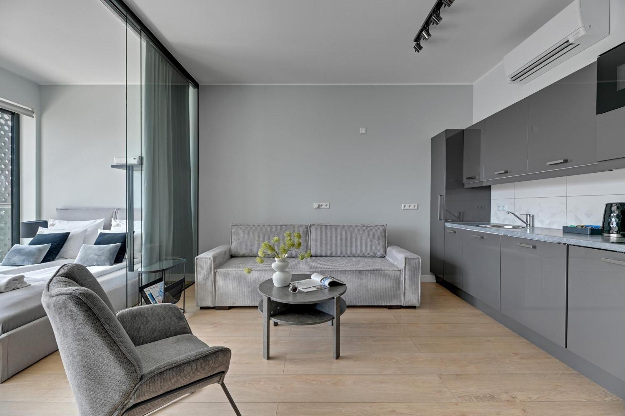Symfonia Amazing River View Apartment By Downtown Apartments Danzig Exterior foto