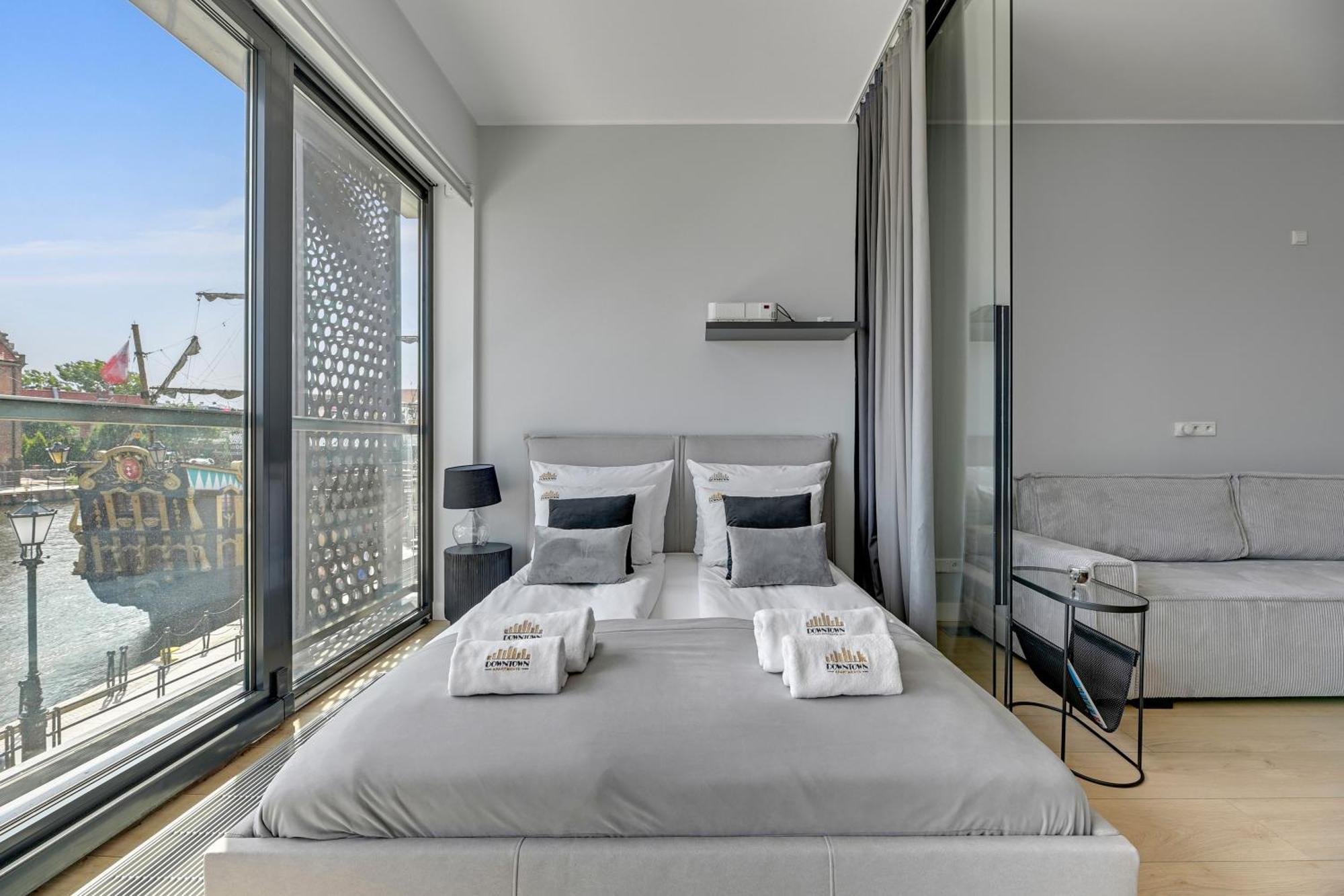Symfonia Amazing River View Apartment By Downtown Apartments Danzig Exterior foto